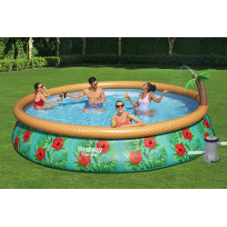 Piscina Pvc 457x84cm Cart Bestway Poliester/pvc Ver Circ 574