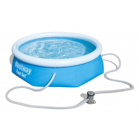 Piscina Pvc 244x61cm Cart Bestway Poliester/pvc Azul Circ 23