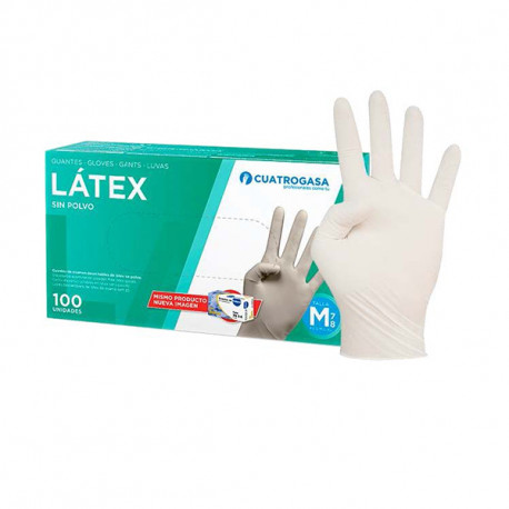 Guante Latex Desechable C/100 L