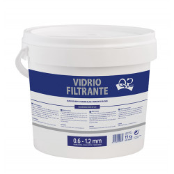 Vidrio Filtrante 0,6-1,2 Mm 15 Kg