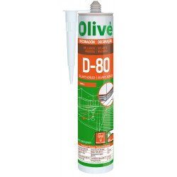 Masilla Acril Sellante Sapelli Madera Olive 300 Ml