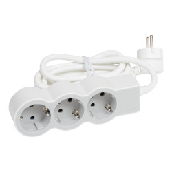 Base Multiple Elec Estand. Revolution Legrand Bl/ne 3x2p+t 1