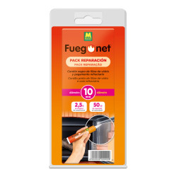 Cordon Estufa Refractario 10mm/50ml Pegamento Fibra Vidrio N
