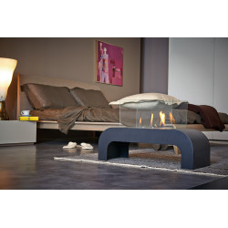 Biochimenea Suelo 25x75,5x30 Trento Met Ne Trento Ruby