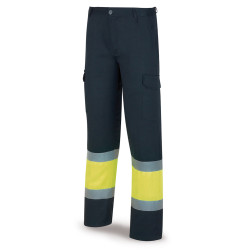 Pantalon A.visibilidad Amarillo Azul 38