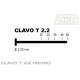 Clavo Clavad.neum Modelo T 50mm Dor Ct2250 Clavesa-atk 1.000
