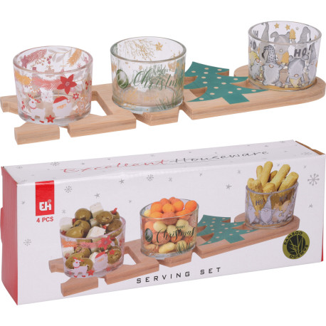 Vaso Nav. Con Tabla Koopman 4 Pz
