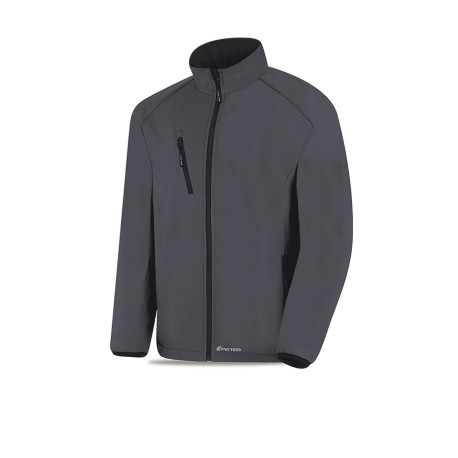 Chaqueta Softshell Gris Xxxl