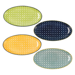 Bandeja Aperitivo Oval 21cm Porcel Surt Pippa Quid