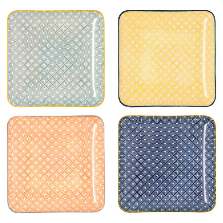 Bandeja Aperitivo Cda 21x21cm Porcel Surt Pippa Quid