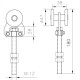 Rollapar Simple U-60 Acero 240 Kg