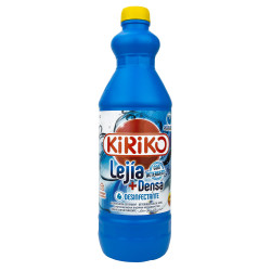 Lejia Desinfeccion 1,5lt Densa Kiriko Azul Con Detergente 10