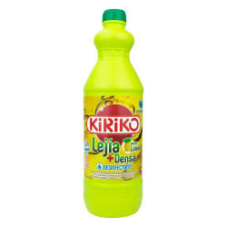 Lejia Desinfeccion 1,5lt Densa Kiriko Con Detergente Limon 1
