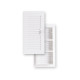 Rejilla Vent 133x260mm Emp Fepre Abs Bl Espesor 2,4 Cm 27014