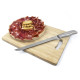 Cuchillo Jamonero + Chaira Nirosta -