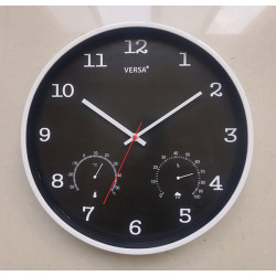 Reloj Pared Negro 35,5 Cm