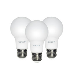 Bombilla Ilumin Estandar Led Garza E27 8,5w 810lm 6500k 3 Pz