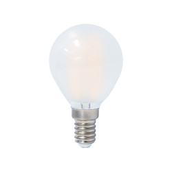 Bombilla Ilumin Esf. Led Filamento Opal Garza E14 4w 470lm 2
