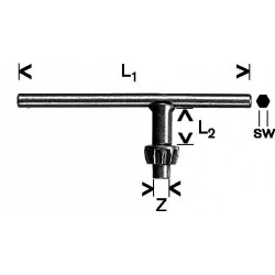 Llave Portabrocas Corona Dentada 06mm Bosch