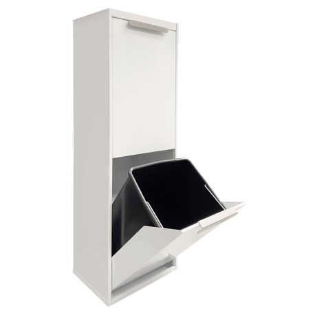 Cubo Bas. Recicl. 905x305x245 2 Compartimentos Ac Ecoclas Ar