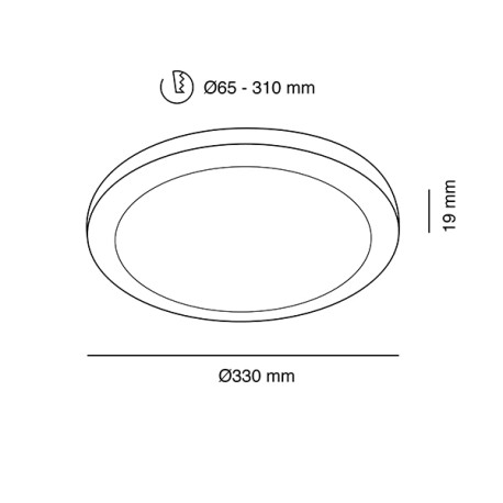 Downlight Empotrar O Superf Ajustable 2520 Lm 28 W