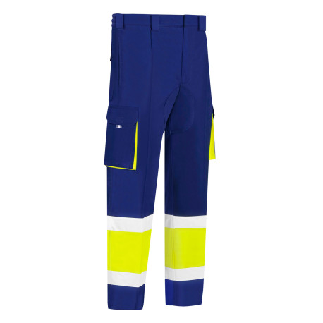 Pantalon Trabajo T36 Al.vis. Con Refuerzo  Alg.poli.estast.