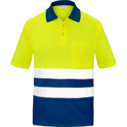 Polo Trabajo 4xl Al.vis. Polie M/corta Af-am Coolmax L3000 V