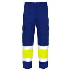 Pantalon Trabajo T64 Al.vis.  Poli.tergal Af-am L3000 Mltibo