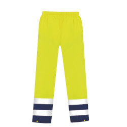 Pantalon Trabajo L Al.vis.  Polie Af-am Lluvia3000 Imperm Ve