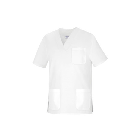Camisa Trabajo Xxxl Polie/algo M/corta Bl Sanidad L6000 Vesi