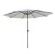 Parasol Aluminio Beige 3m