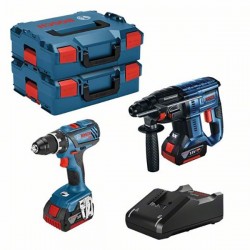Martillo 2j+atornillador 2b Lbox 18 V