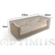 Funda Sofa 3 Plazas Vison 230 X 100 X H 70