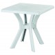 Mesa Cuadrada Daito Blanco 75 X 75 Cm