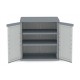 Armario Resina Bajo Xl Gris Wave Jumbo 94,5 X 89,7 X 53,7 Cm