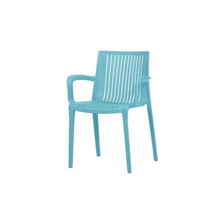 Silla Polipropileno Dallas Azul