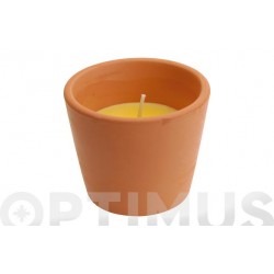 Vela Citronela Bol Terracota Ø 63x77 Mm