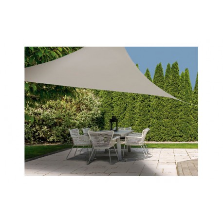 Toldo Vela Sombreo Triangular Poliester 3,6x3,6x3,6 M Arena