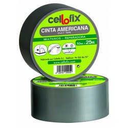 Cinta Multiuso Americana Gris 10mx50mm