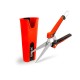 Tijera Podar 1 Mano+funda Roja 21 Cm