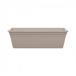 Jardinera Suelo + Bandeja Gris Calido 50 Cm