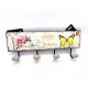 Percha Porcelana 4p New York