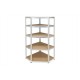 Estanteria Metal Galvanizado Rincon 5 Estantes Madera Sin To