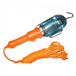 Lampara Portatil Gancho/interruptor E-27 Max 60w 5 M