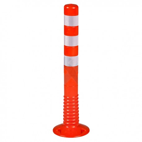 Hito SeÑalizacion Fijo Flexible Naranja 8cmx75cm