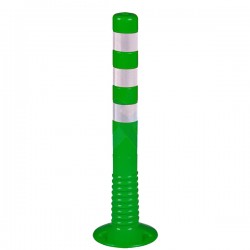 Hito SeÑalizacion Fijo Flexible Verde 8cmx75cm