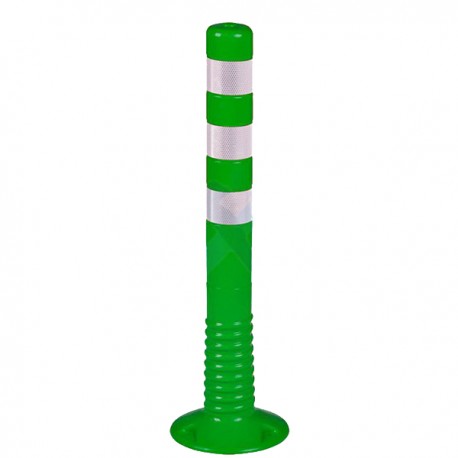 Hito SeÑalizacion Fijo Flexible Verde 8cmx75cm