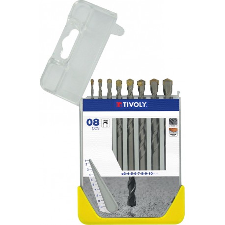 Broca Hormigon Set 8 Pzs 3-10 Mm