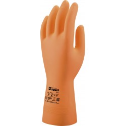 Guante Latex Industrial Naranja T.8