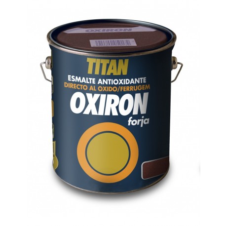 Esmalte Antioxidante Oxiron Forja 4 L Rojo Oxido